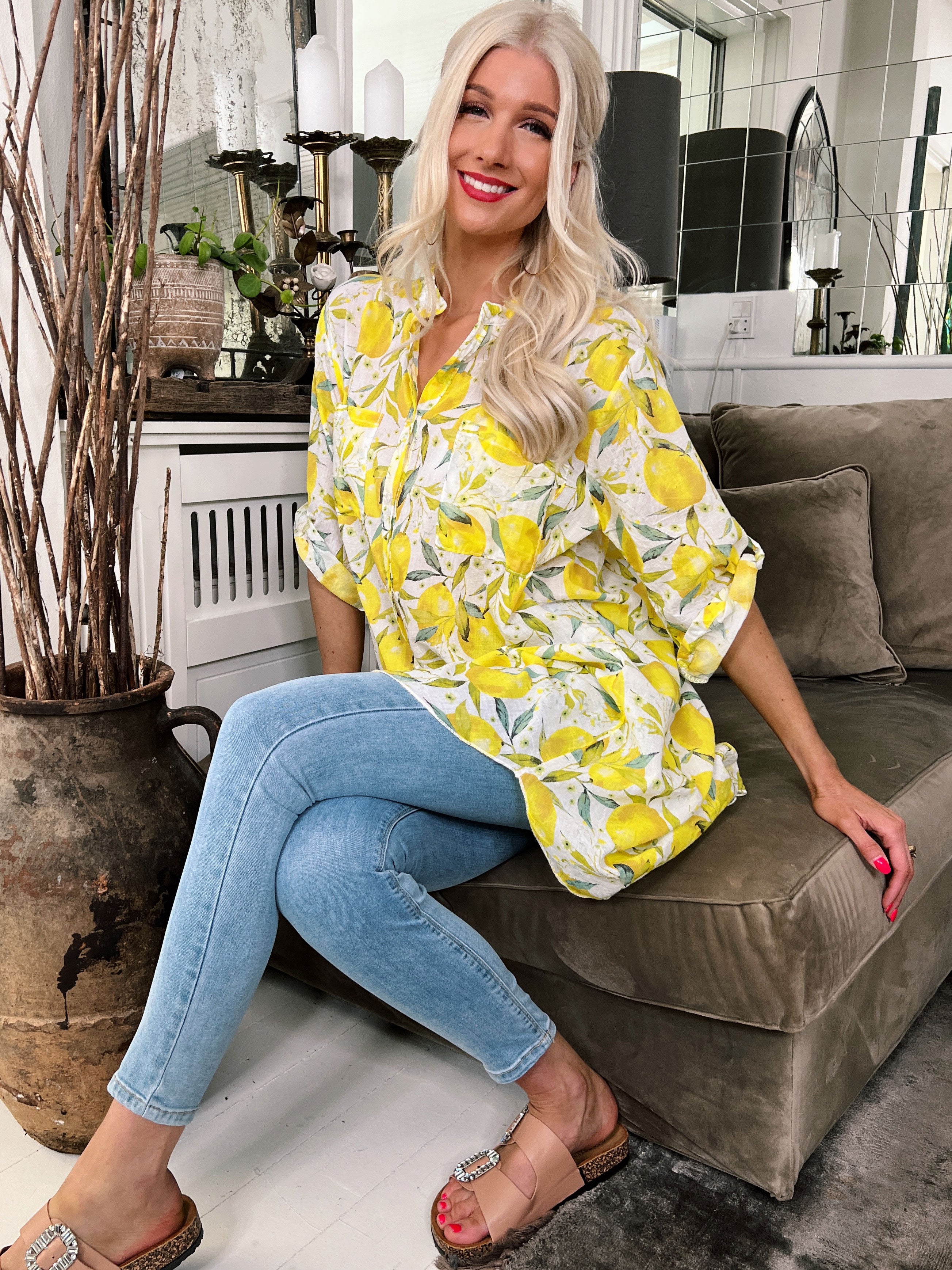 BERNA - SKJORTA MED CITRONER